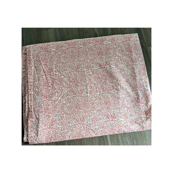 VTG Ralph Lauren San Luca Scroll Flat Sheet Queen - Picture 1 of 4